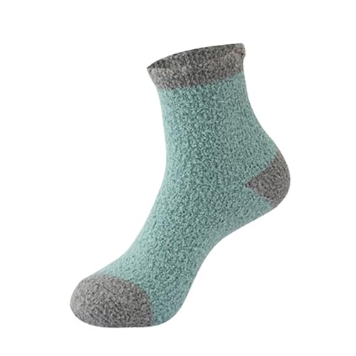 tacniseyw Calcetines esponjosos para mujer, cálidos, de invierno, suaves, para spa, hogar, dormir, coqueta, C, Altoa única