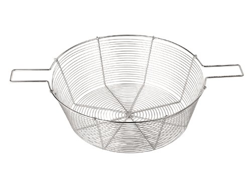 Panier friture bombé De Buyer 5051.45 en acier étamé durable