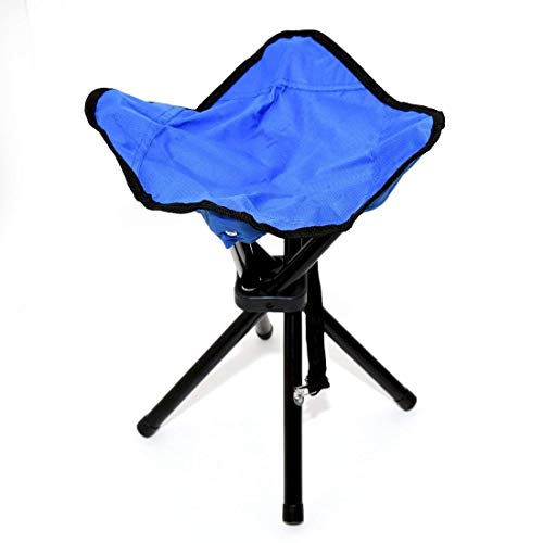 spiritchemtech Present Portable Four Leg Stool/Foldable Stool/Folding Chair for Travelling, Camping, Fishing, Outdoor, Garden, Balconies