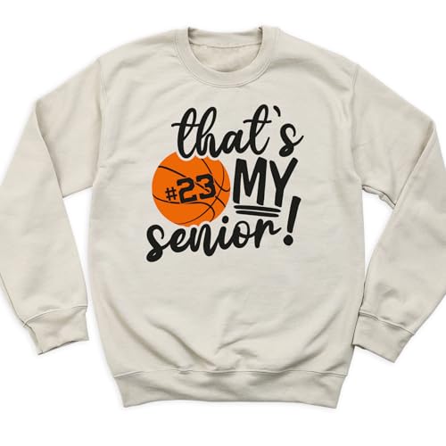 Custom Thats My Senior Basketball Sweatshirt Senior Night Sweatshirt Personalized Senior Basketball Long Sleeve Tees Customizable Number Basketball Hoodies4
