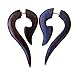 UMBRELLALABORATORY Tribal Organic Wooden Earrings Fake Gauges Sold As Pair bohemian jewelry w 14