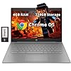 HP Laptop Chromebook HD de 14 pulgadas para negocios y estudiantes, Intel Celeron N4120, 4 GB LPDDR4, 224 GB de almacenamiento (64 GB eMMC + estación de acoplamiento de 160 GB), gráficos UHD, cámara