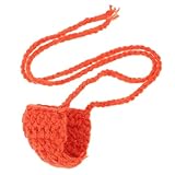 [FRCOLOR] 鼻 鼻カバー 鼻吸引器用 鼻ガード 冬のノーズウォーマー ベビー 鼻の顔 ノベルティノーズカバー ウール織り カーニバルピエロの鼻 目出し帽 鼻帽子 Orange