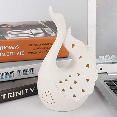 Lámpara de Mesa de Noche LED Cisne Cerámica para Niños miniatura 3