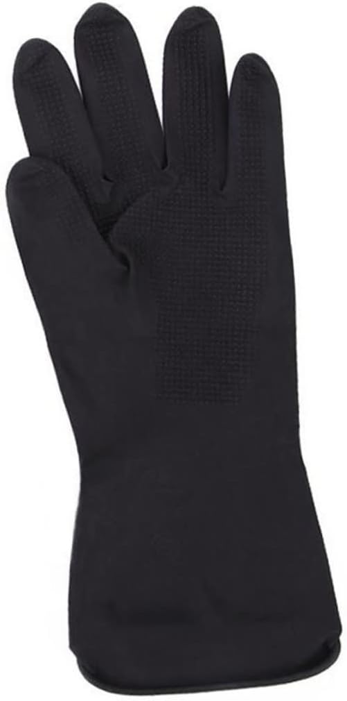 5pairs Hair Dye Gloves Large Utility Gloves Chemical Resistant Non-slip Hair Salon Barber Tools