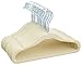Amazon Basics Lot de 30 cintres en velours pour enfant Beige