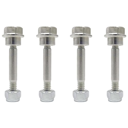 KWEOTUGO Paquete de 4 pernos y tuercas para soplador de nieve Husqvarna AYP 532179828 532187494 532188243 532192090 601001986