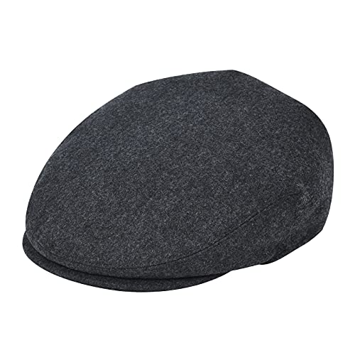 Image of FEINION Men's Wool Tweed Newsboy Ivy Cap Gatsby Golf Flat Hat