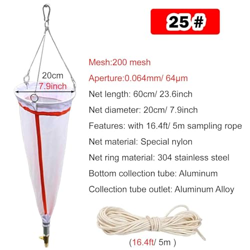 Filet à plancton de qualité Recherche doté d'une maille durable de haute résistance