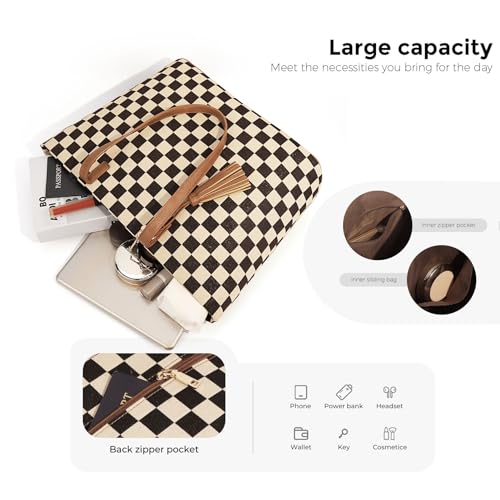 Bolso Tote Grande para Mujer con Capacidad miniatura 4