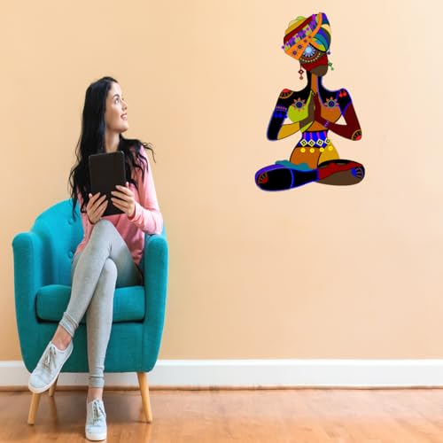 Image of Rangoli Vinyl Wall Sticker Self-Adhesive Wall Decor for Home, Office, Bedroom, and Living Room Decor Easy to Apply & Peel. Parent 5, Design-9