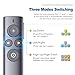 NORWII Presentation Clicker with Digital Pointer for TV Screen, Wireless Presenter with Highlight, Magnify, Mouse, Presentation Remote, Pointer for Presentation with 32G USB Flash Drive(USB-A)