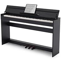 Expansive Sound Library - Elevate your playing with 800 tones, 600 rhythms, and 80 demo songs on this 88 keys piano keyboard. It has 88 semi-weighted keys and a three-pedal system (sustain, soft, and sostenuto), that mimics the touch and response of ...
