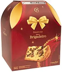Panetone Cacau Show Sabor Brigadeiro, Recheio Cremoso, 580g