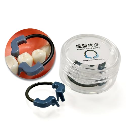 Dental Sectional Matrix Bands Sectional Metal Matrix System Universal Nickel Titanium Clamping Ring Peek Dentist Tools