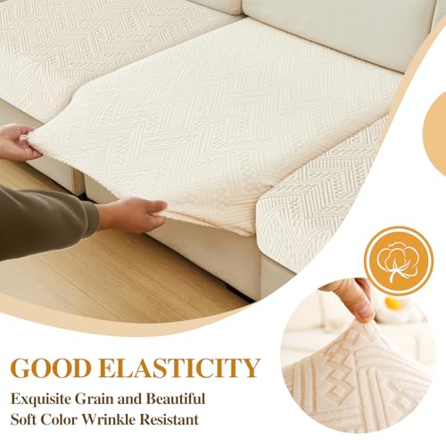 ZENLIV Capa de sofá, capa de sofá mágica, capas de sofá para sofá com 16 almofadas para animais de e