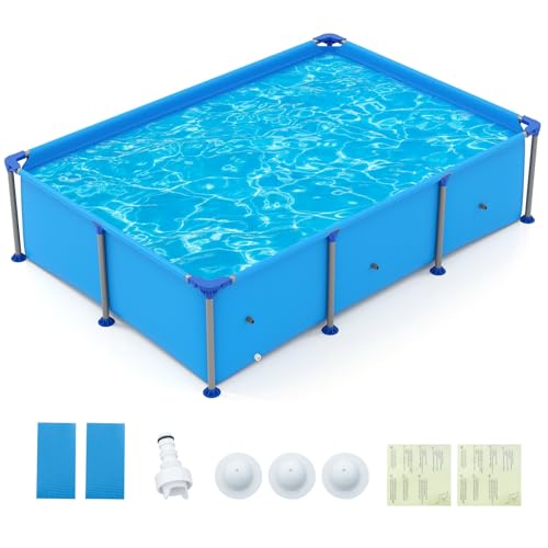 Moccha 8.5' x 6' Rectangle Above Ground Pool Set