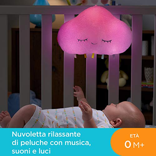 Fisher-Price Soffice Nuvoletta Coccola e Brilla, Gioco da Culla con...