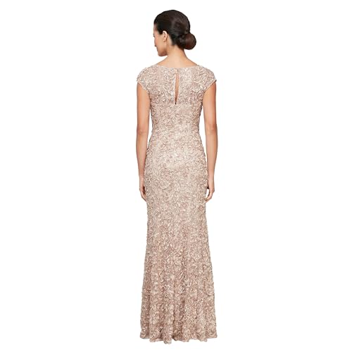 Image of Alex Evenings Women's Long Sleeveless Mother of the Bride Dress with Shawl (Petite and Regular Sizes)