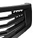 Compatible with Honda Accord 4DR Mu Style ABS Plastic Front Grille (Black) - 8th Gen CP CS Pre-Facelift