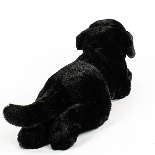 Teddys Rothenburg Kuscheltier Labrador liegend schwarz 40 cm Plüschtier Plüschlabrador
