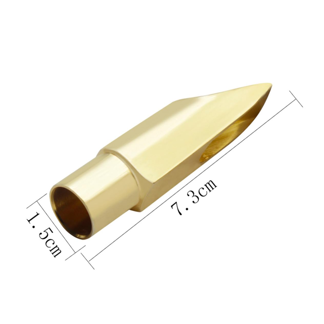 YARNOW 1pezzi Sax Soprano Testa in Metallo Accessori Per Sassofono Forniture Per Sassofono Soprano Testa Lucidata Manuale Metallo