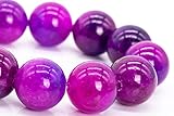 Gemstone Sugilite Purple Jade Beads Round 12mm Loose Strand 8.0-inch
