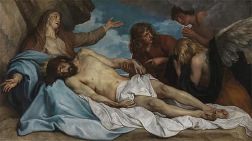 Pintura mural de Van Dyck 60x90cm para renovar paredes vacías del hogar