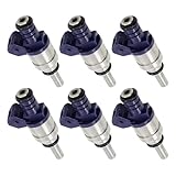 DooFig 6Pcs Fuel Injectors for BMW Z3 Z4 X3 330Ci 330i 330xi 530i X5 3.0L
