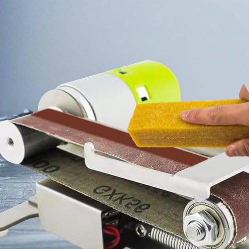 Sarini 2 Stück Schleifband-Reinigungsblöcke 150x25x25 mm zum Reinigen von Schleifbändern und Schleifscheiben - hochwertiger Naturkautschuk