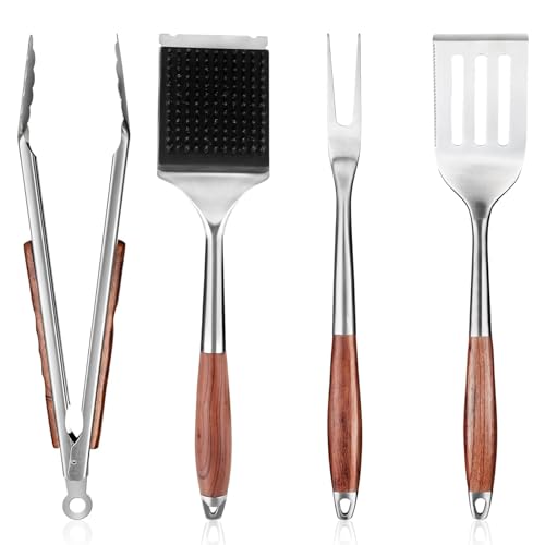 Set GarveeLife 4 piezas para parrilla acero inoxidable miniatura 1
