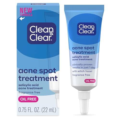 Clean & Clear Acne Spot Treatment Gel Cream with 2%