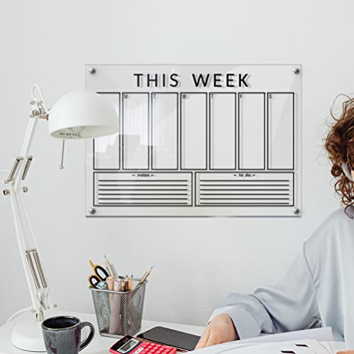 1 Set Bacheca del Piano Settimanale Lavagna