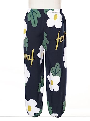 Kids Boys Girls Bohemian Harem Pants Elastic Waist Baggy Casual Trousers for Hippie Dance Sport Yoga3