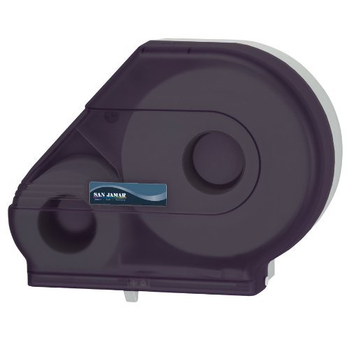 San Jamar Reserva Classic Jumbo Tissue Dispenser with Stub Roll, Black