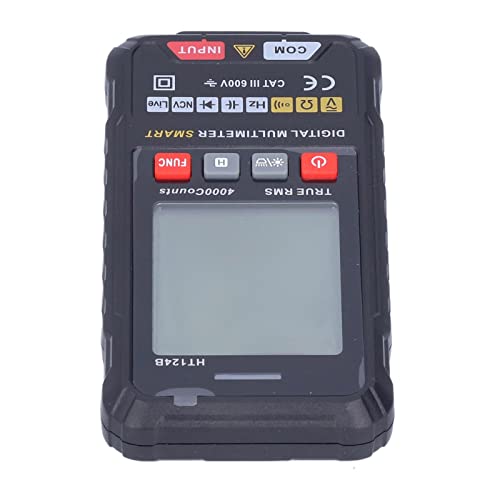 Image of Digital Multimeter Ht,Digital Multimeter Profi AutoRanging 4000 Counts True RMS UltraPortable Multimeter Tester for Voltage Capacitance HT124B