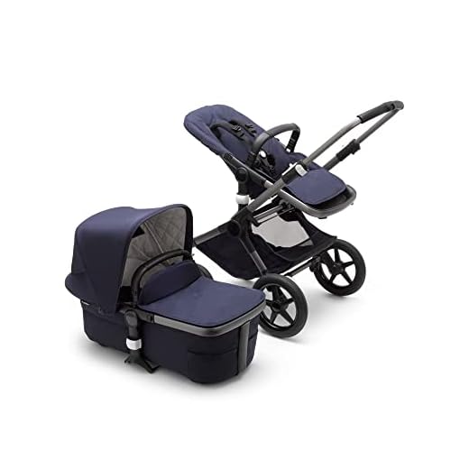 Cochecito DUO Bugaboo Fox 3 Classic Collection Completo Azul marino