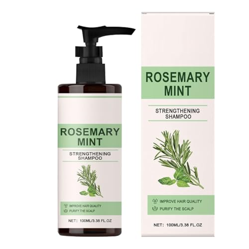 Champú Rosemary, Champú Fortalecedor, Reparación Nutritiva Del Cabello, Con Fórmula Enriquecida Con Biotina, Nutrición Profunda, 100ml, Para Mujeres Y Hombres Cuidado Del Cabello Seco Encrespado