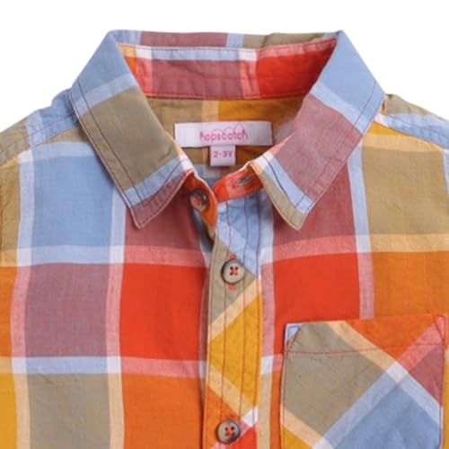 Image of Hopscotch Boy's Cotton Slim Fit Shirt