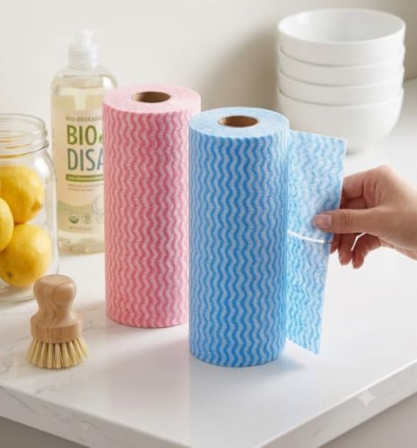 Generic Reusable Kitchen Towel Roll (Pack of 1) – 80 Sheets - Image 2