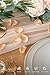 Ling's moment Rose Petals, Silk Flower Petals for Wedding/Aisle/Flower Girl Baskets/Table Centerpiece Décor,etc.Champagne Rose Gold 200pcs