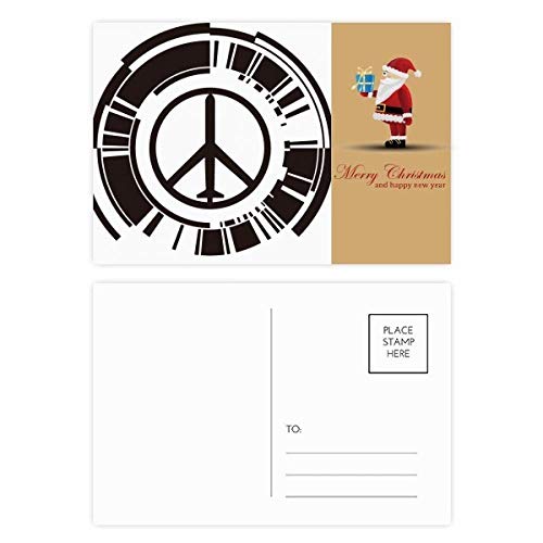 Cartes postales Père Noël de la paix : lot de 20 vœux à offrir et envoyer