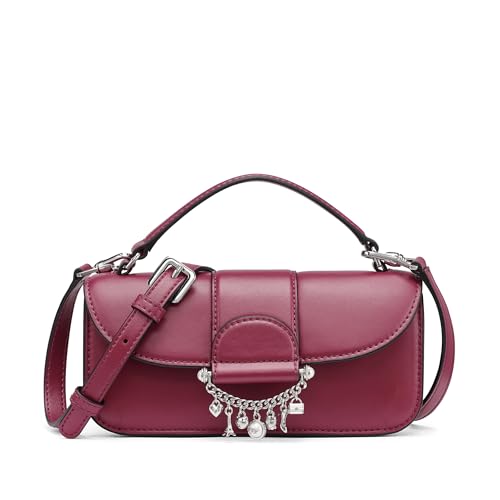 KARL LAGERFELD Paris Women's Jocelina Crossbody Bag, Currant, One Size by KARL LAGERFELD - Used condition - US$95.76