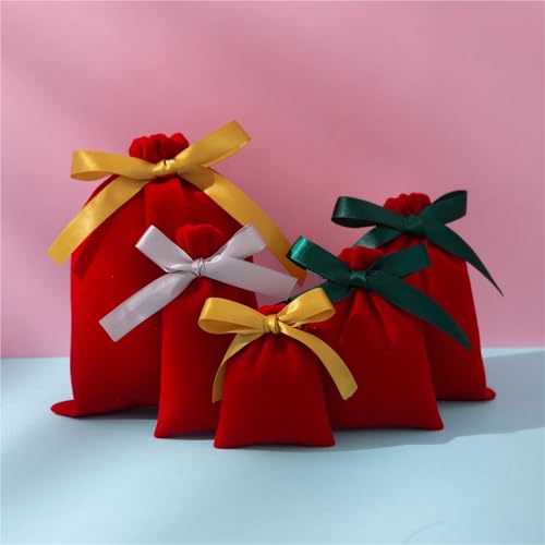 Bolsas de terciopelo antiarañazos para proteger collares y aretes 8