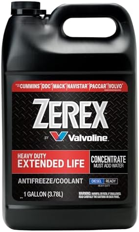 Zerex Heavy Duty Extended Life Antifreeze/Coolant, Concentrated - 1gal (ZXED1)