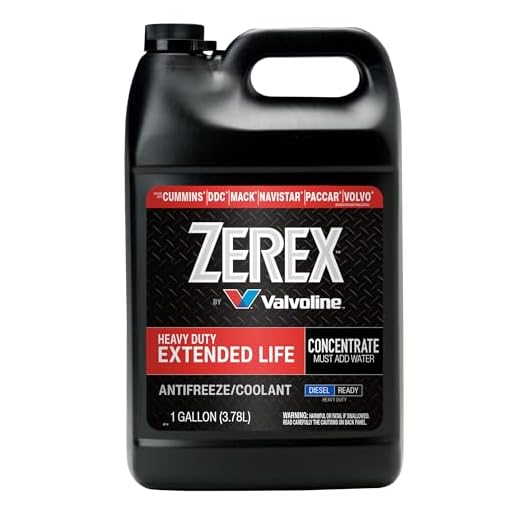 Zerex Extended Life Red Heavy Duty (HD) Concentrate Antifreeze/Coolant 1 GA