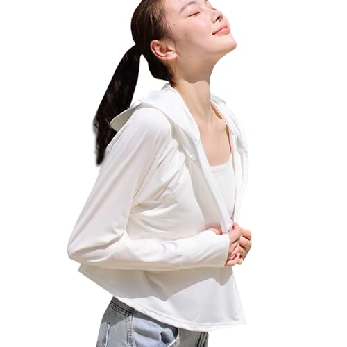 [QUNCHAORI] bVK[h fB[X UPF50+ Ă~ bVp[J[ V[g  UVJbg Ă~߃EFA I[o[EFA p[J[ Εt ڐG⊴ (F, zCg)