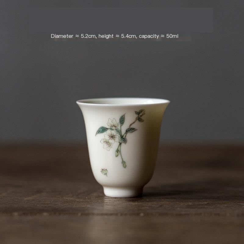 Filiżanki Matcha Vintage ręcznie robiony cienkościenny kubek do herbaty, malowany kubek do herbaty, ceramiczny pojedynczy kubek, osobisty zestaw do herbaty Kung Fu, kubek gospodarza zestaw do herbaty