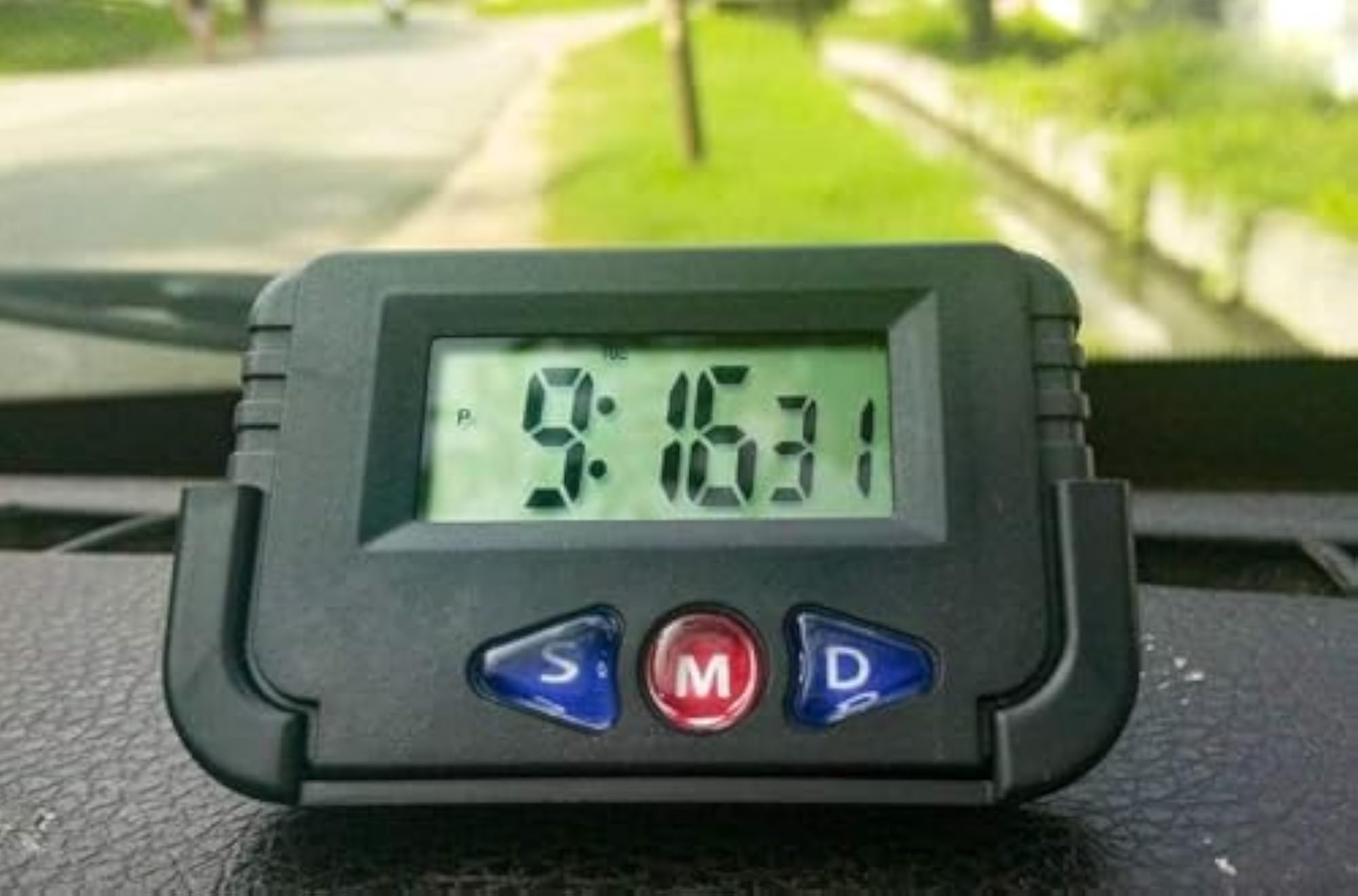Mini Digital LCD Table Desk Calendar Timer Stopwatch