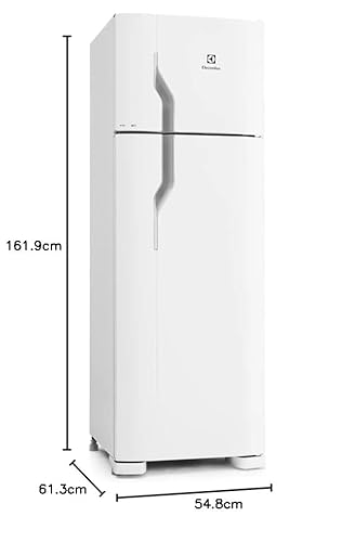 Refrigerador 260L 2 Portas Classe A 220 Volts, Branco, Electrolux